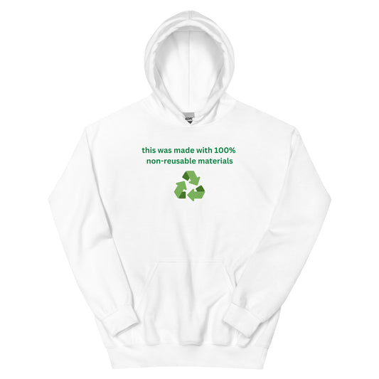 "Non-reusable" Hoodie